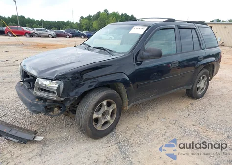 2007 Chevrolet Trailblazer Ls из США, поврежденный, VIN 1GNDT13S772154139